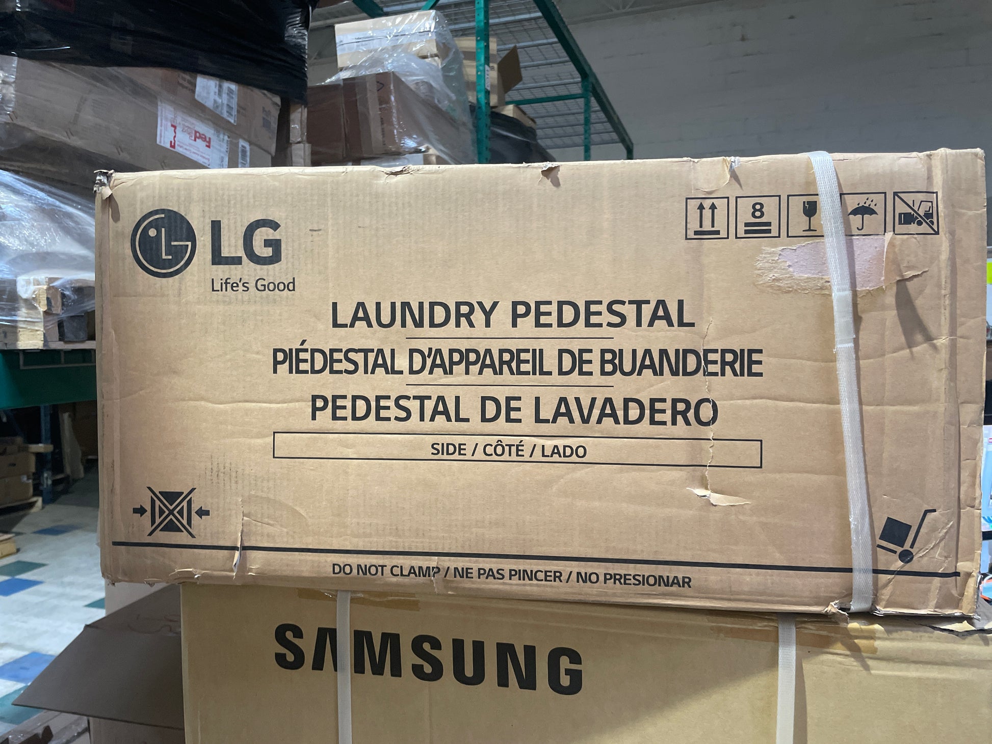 LG-Pedestal--stainless-steel-