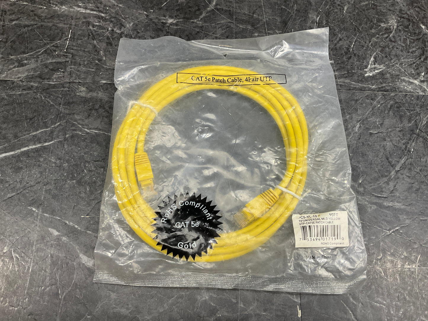 JDI-Technologies-RJ45-CAT-5e-Patch-Cable,-Molded-Snagless,-10-Feet--yellow-