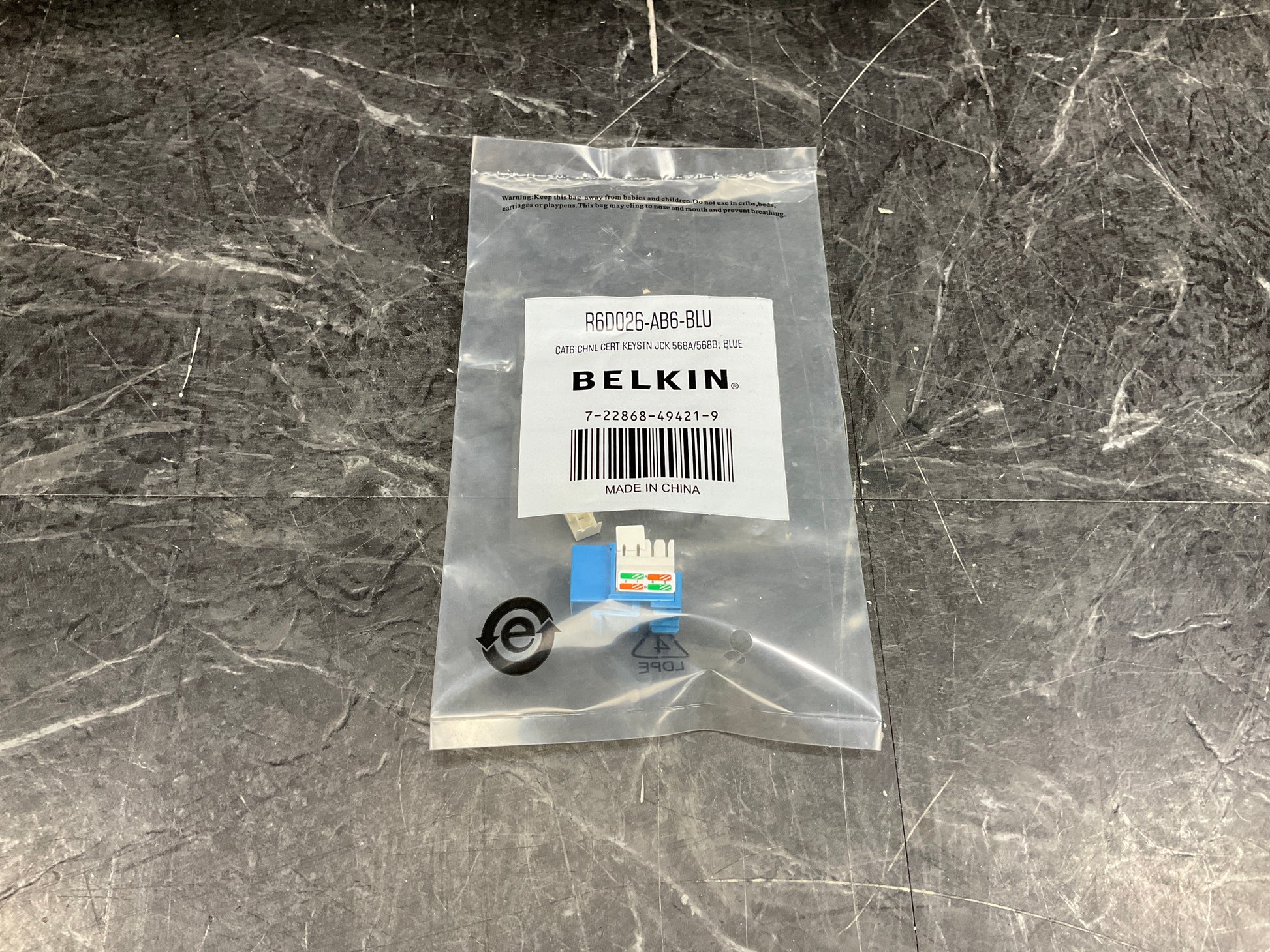 Belkin-CAT-6-RJ45-110-Punch-Down-Keystone-Jack--blue-