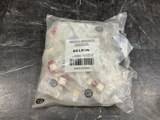 Belkin-CAT-5e-RJ45-110-Punch-Down-Keystone-Jack--25-Pack---red-