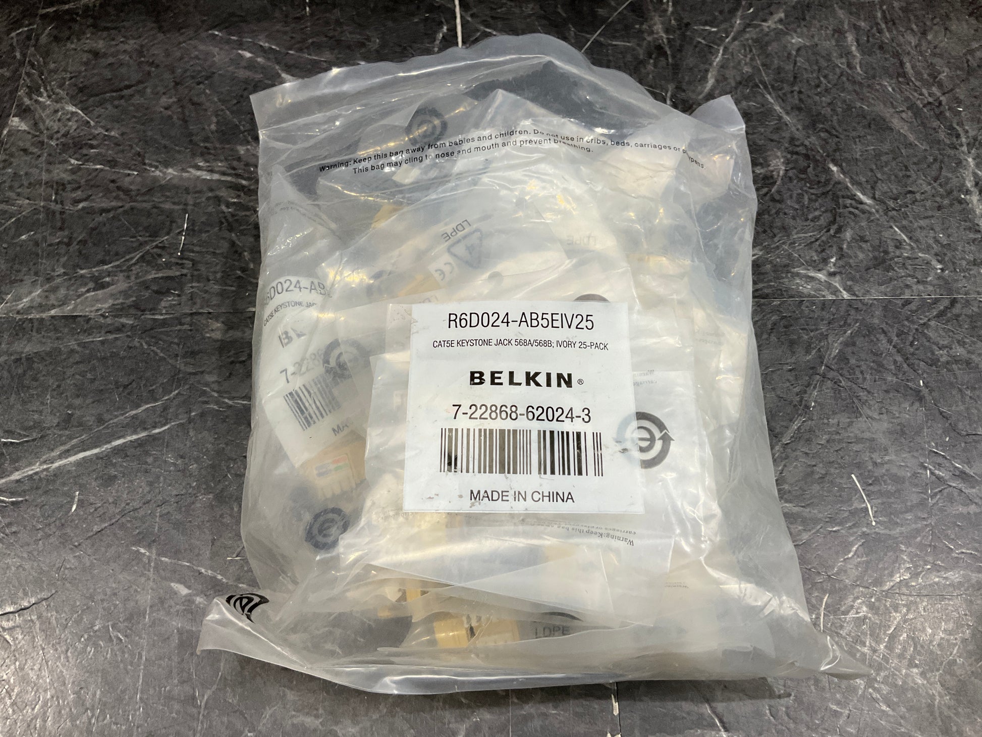 Belkin-CAT-5e-RJ45-110-Punch-Down-Keystone-Jack--25-Pack---ivory-