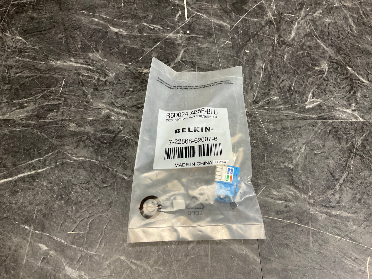 Belkin-CAT-5e-RJ45-110-Punch-Down-Keystone-Jack--blue-