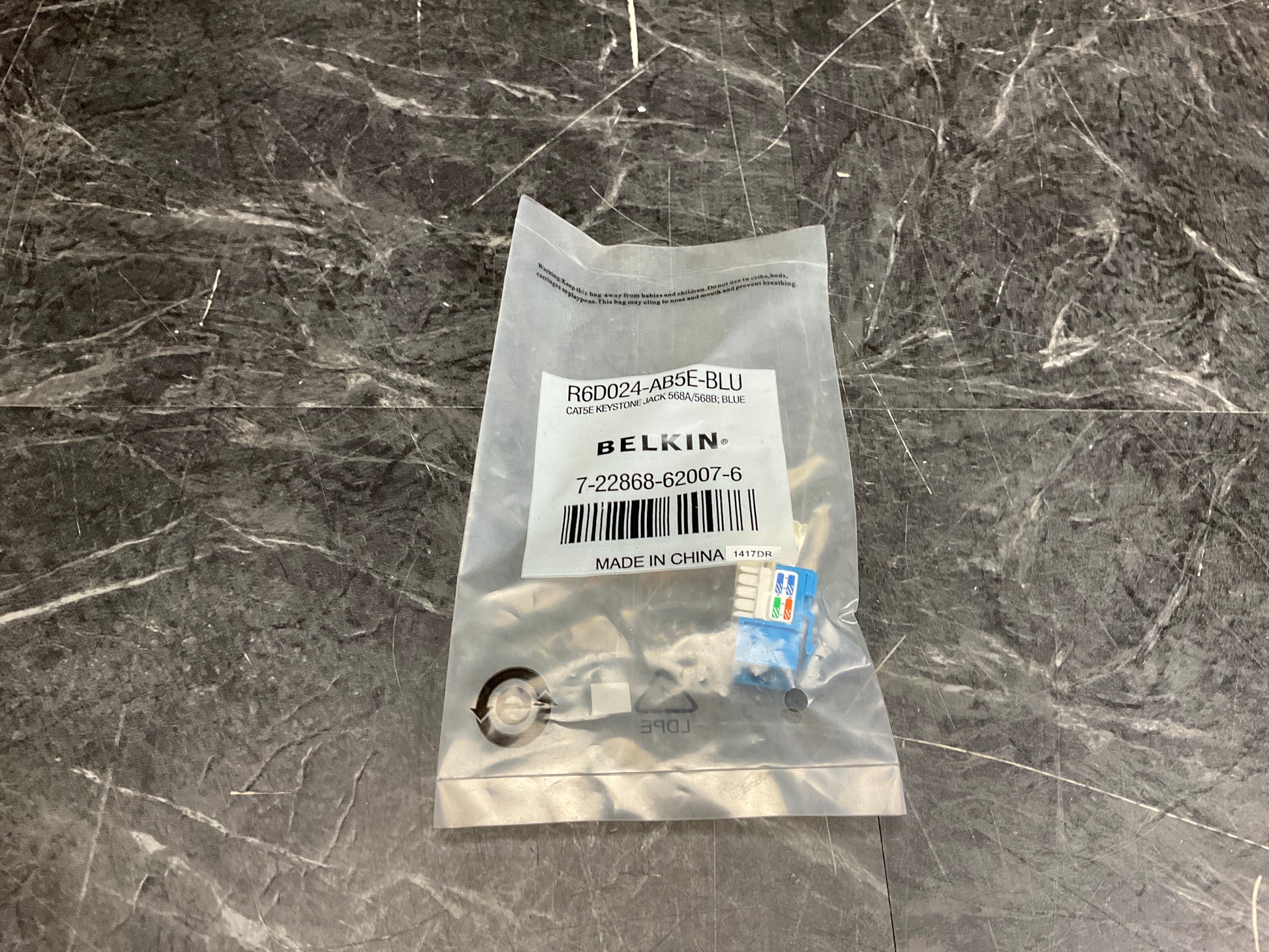 Belkin-CAT-5e-RJ45-110-Punch-Down-Keystone-Jack--blue-
