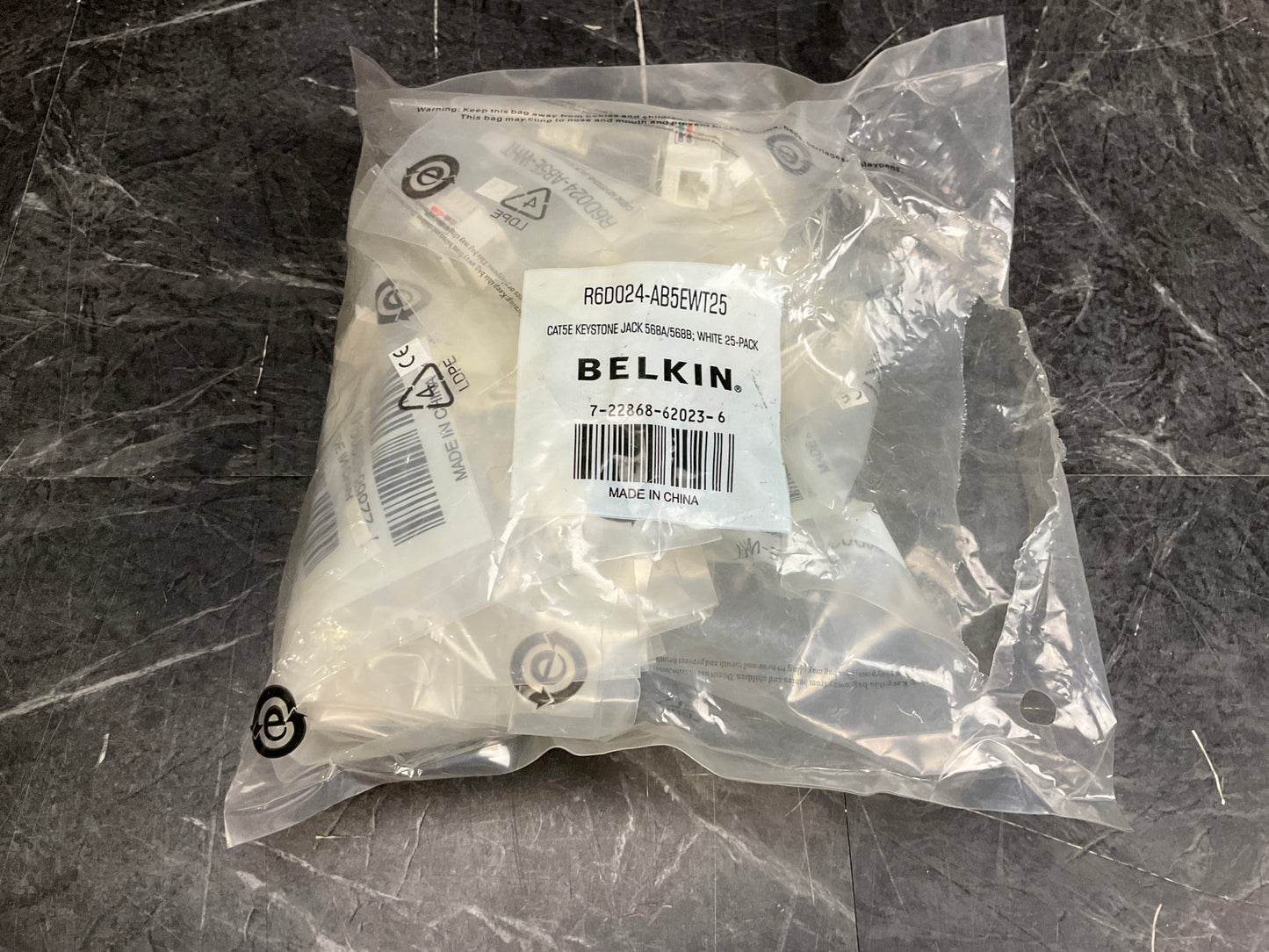 Belkin-CAT-5e-RJ45-110-Punch-Down-Keystone-Jack--25-Pack---white-