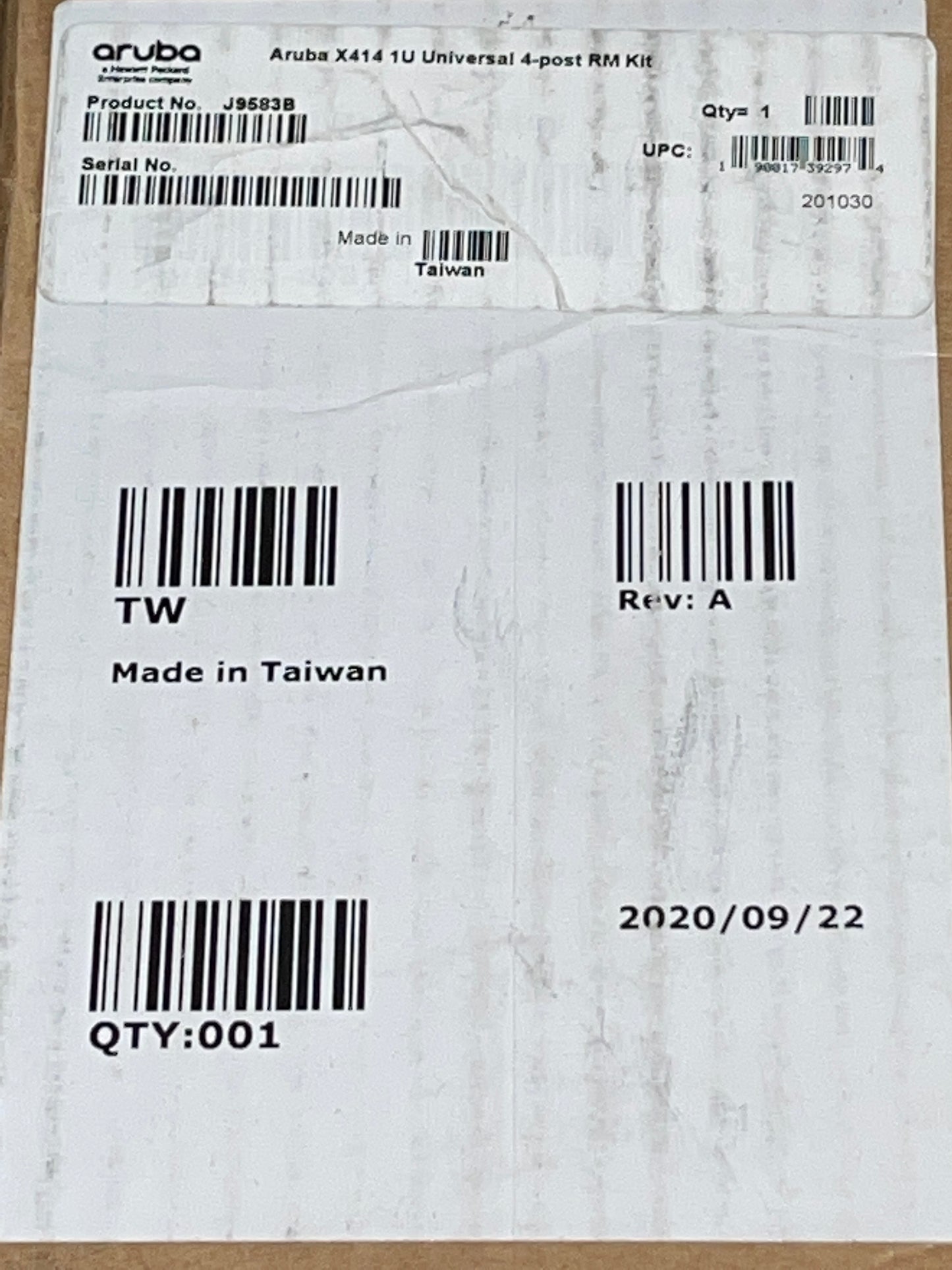 HPE-Aruba-Rack-Rail-Kit--x414-