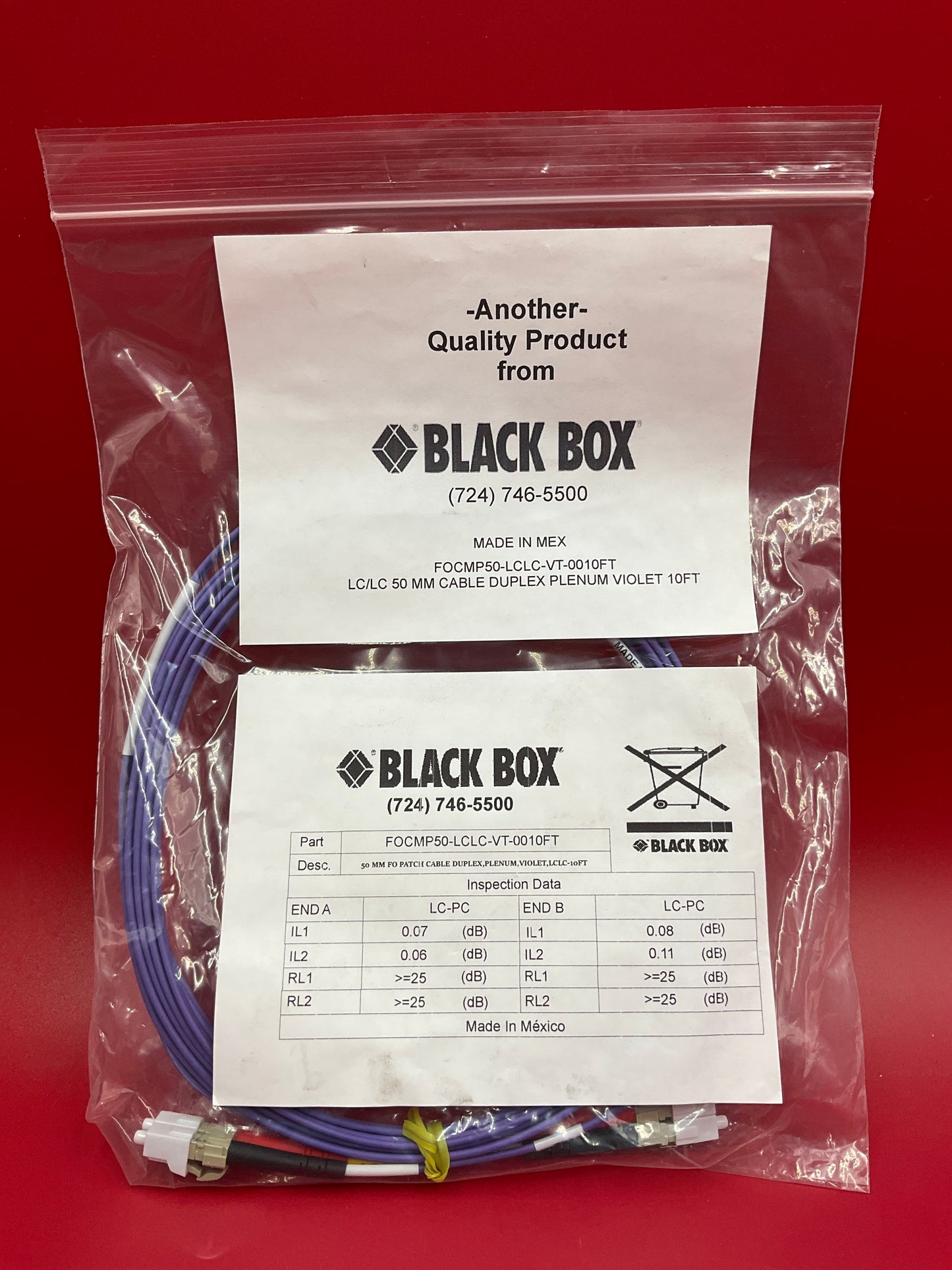 BlackBox-Multi-Mode-LC-LC-Duplex-Plenum-Patch-Cable--10-feet-