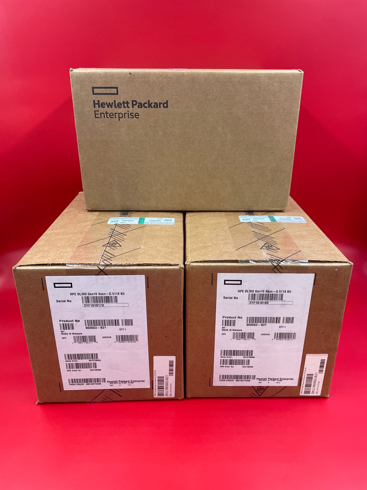 HPE-Intel-Xeon-Gold-5118-2300Mhz--16-5MB-Cache--Twelve-Core-Processor--ProLiant-DL360-Gen10-