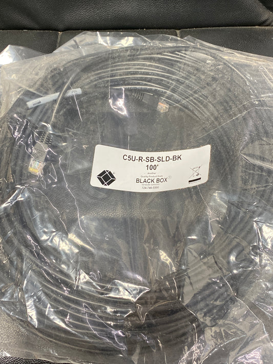 BlackBox-RJ45-CAT-5e-Patch-Cable,-100-feet--black-