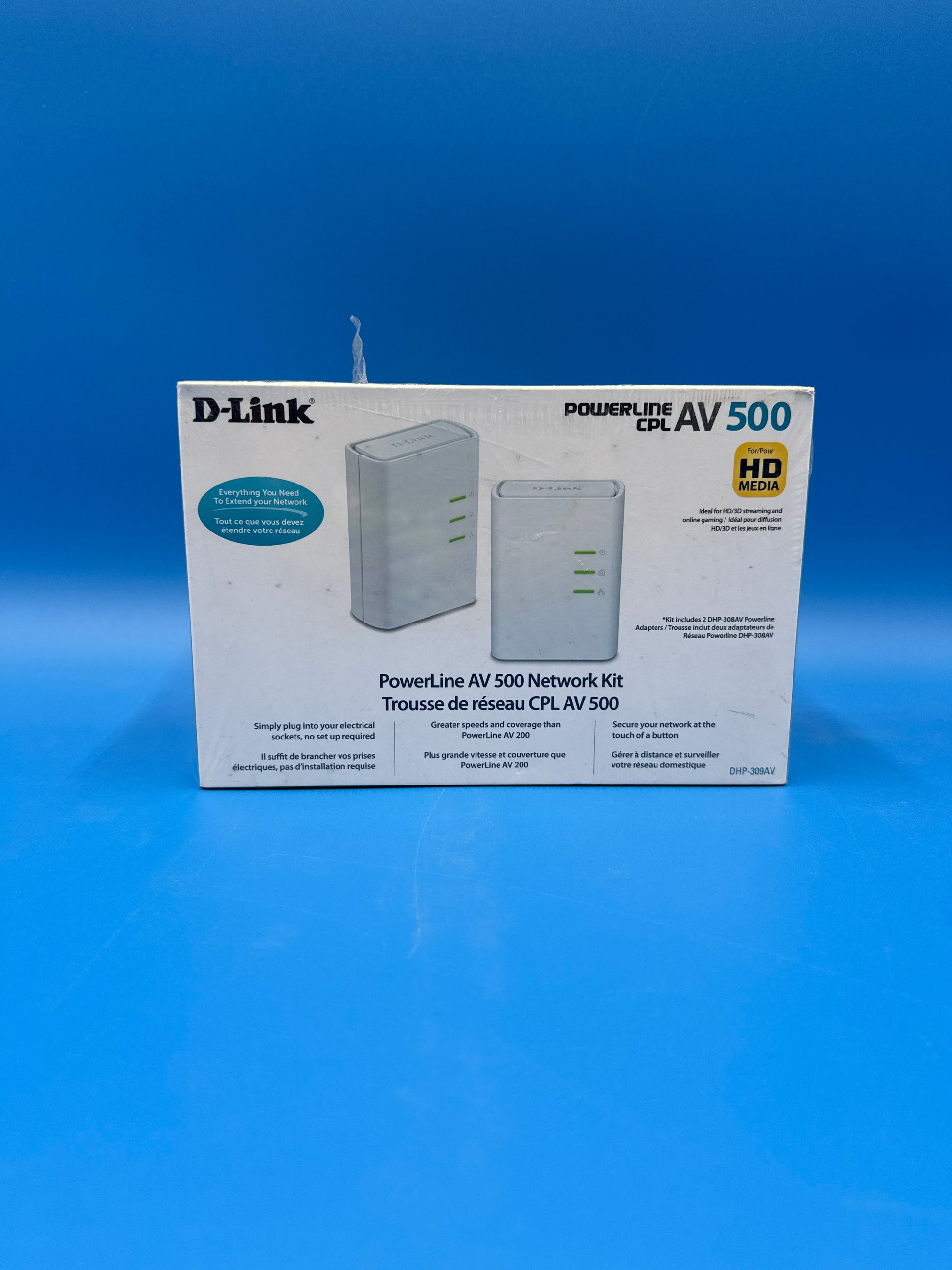 D-Link-PowerLine-AV-500-Network-Kit-