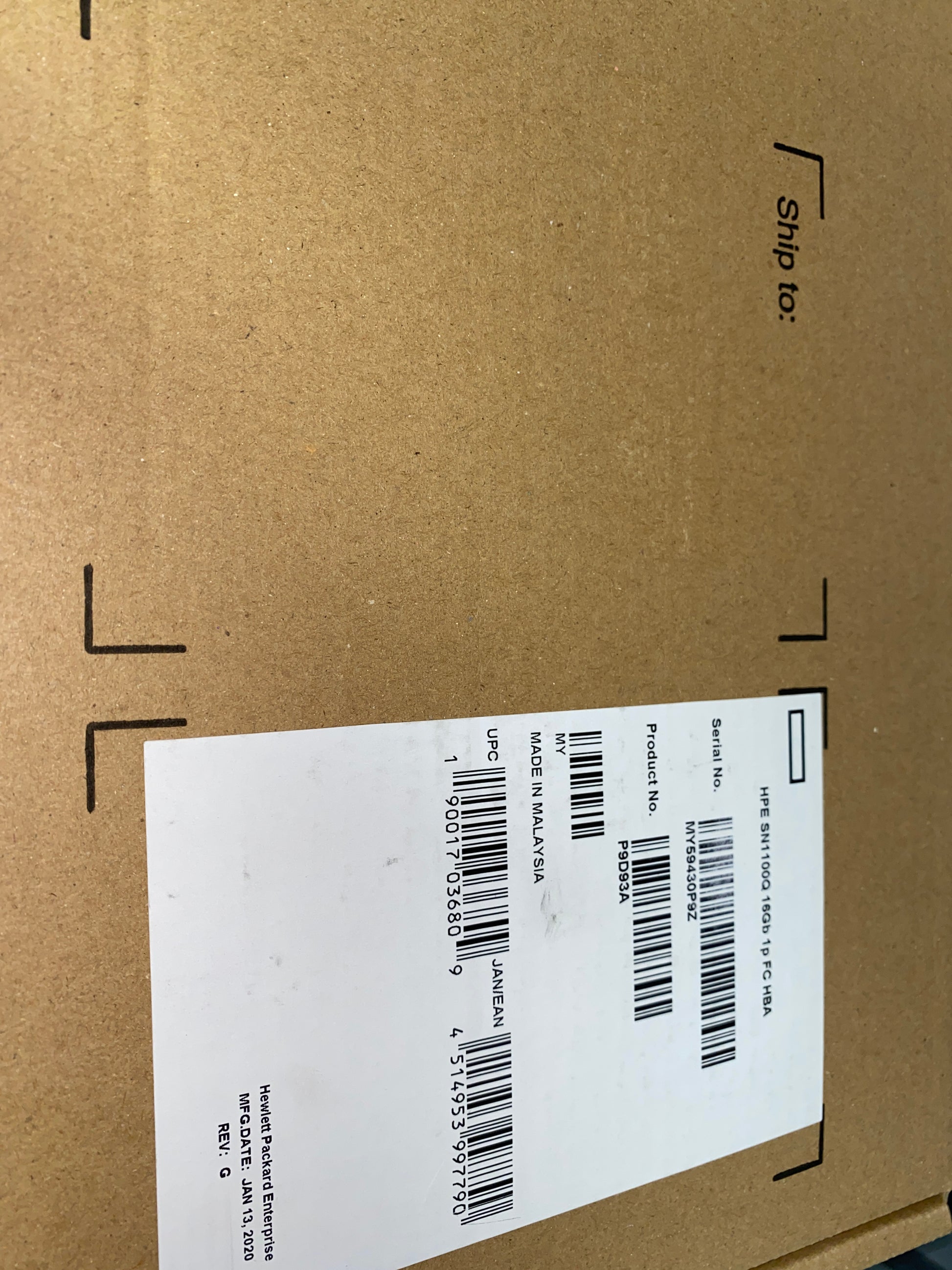 HPE-StoreFabric-SN1100Q-16Gb-Fibre-Channel-PCI-E3x8-Card