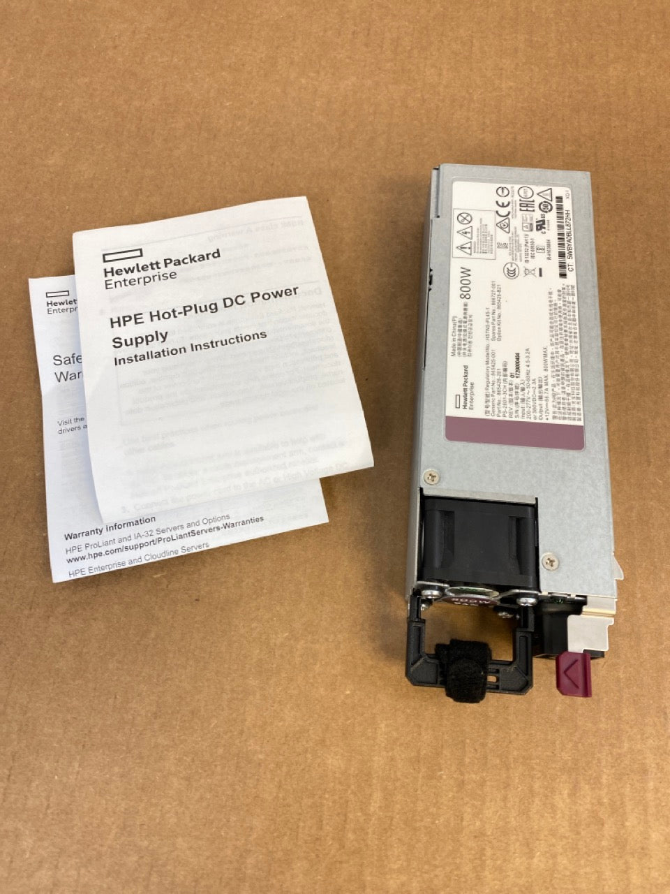 HPE-Hot-Swap-Redundant-Power-Supply--FlexSlot-380v-