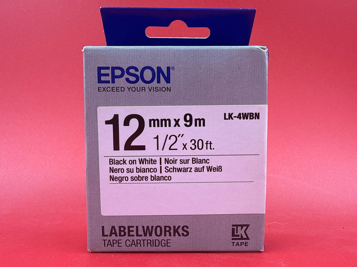 Epson-LabelWorks-Tape-Cartridge--12mm-Black-on-White-