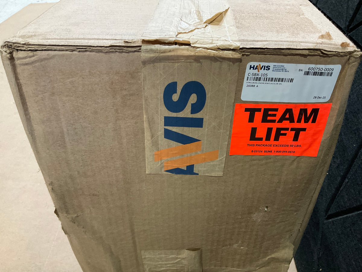 Havis-Lockable-Underseat-Storage-Box--2019-2026-Chevorlet-Silverado-SSV-and-GMC-Sierra-