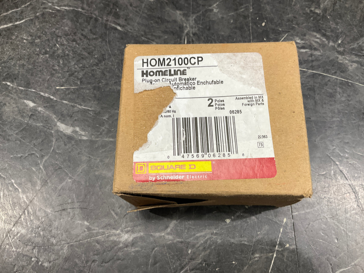 Square-D-Homeline-2-Pole-Mini-Circuit-Breaker--100A,-120-240-VAC-