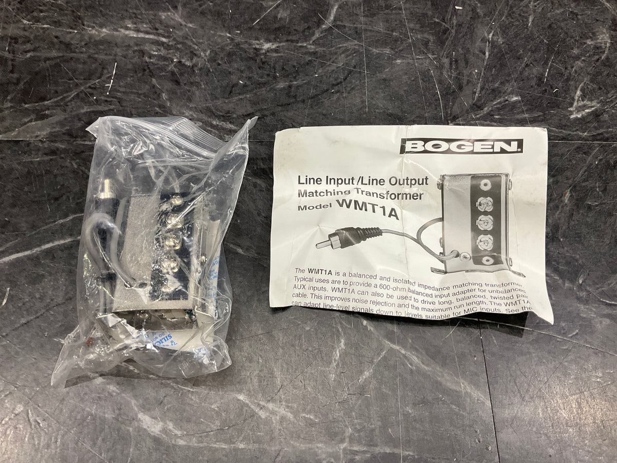Bogen-WMT1A-Line-Matching-Transformer-