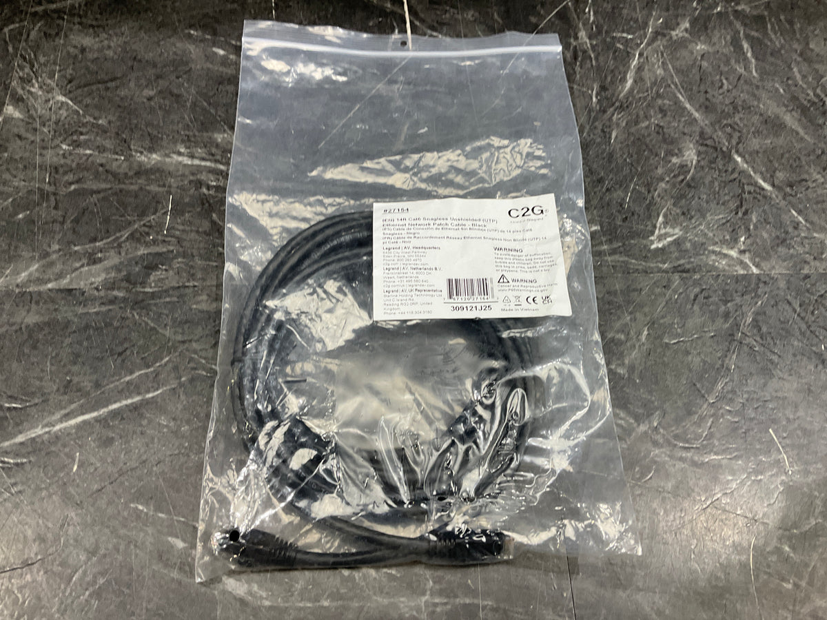 Cables-to-Go-RJ45-CAT-6-Patch-Cable,-Snagless-Molded---14-feet--black-
