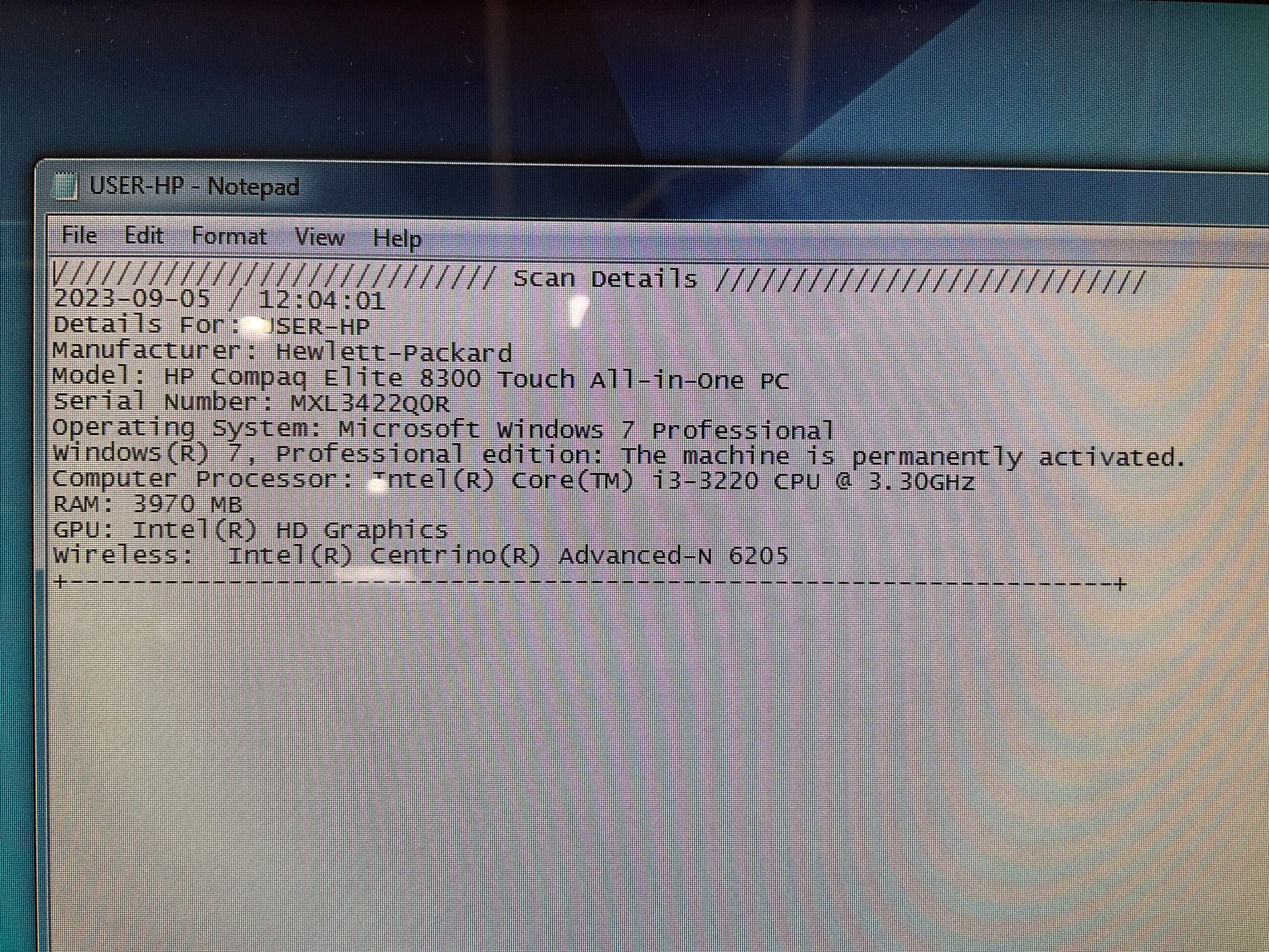 HP-Compaq-Elite-8300-AiO-i3-3220-4GB-500GB-DVD-WiFiN-23T-W7P
