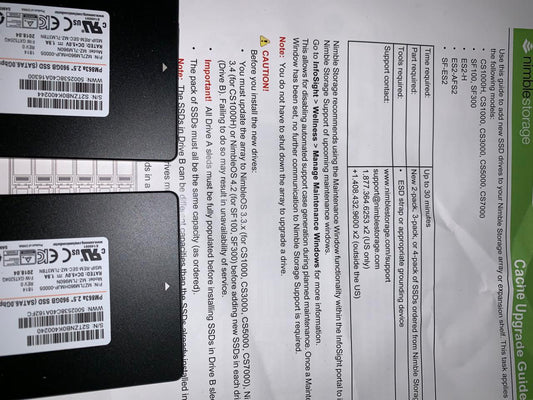 Nimble-Storage-2-88TB-SSD-Cache-Field-Upgrade--3x-960GB-