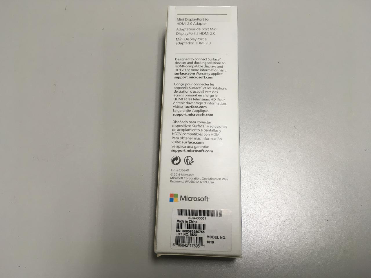Microsoft-Mini-DisplayPort-to-HDMI-2-0-Cable