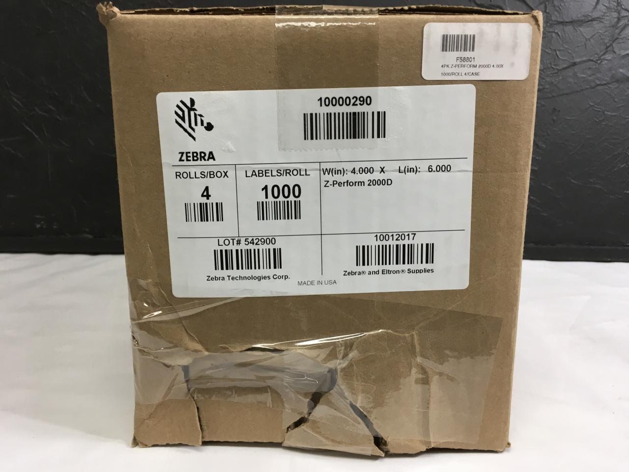 Zebra-Z-Perform-2000D-Labels--4-x6-----1000-per-roll--4-rolls-